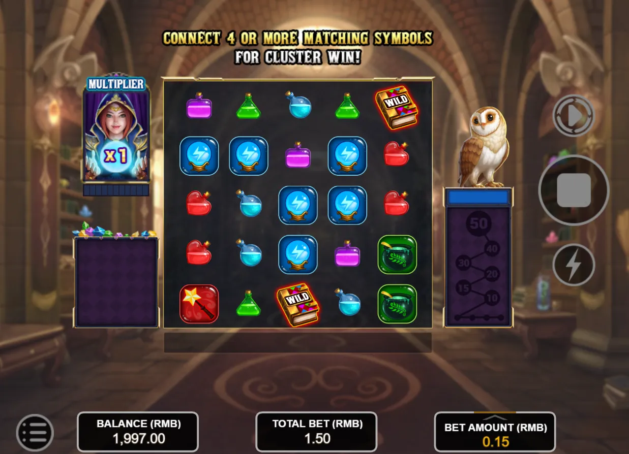 Magic Tower: Cluster Win Slot